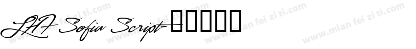LHF Sofia Script字体转换